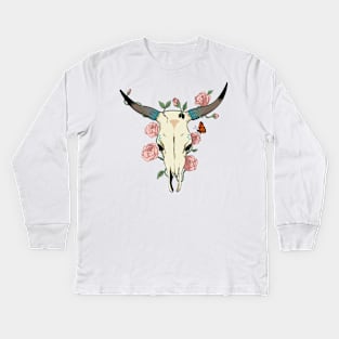 Desert Skull Kids Long Sleeve T-Shirt